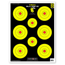 Neon Bullseye 19"x25" Paper Bullseye Shooting Targets by Thompson