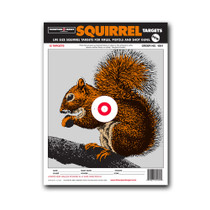 Life-Size Squirrel 9"x12" Paper Shooting Targets by Thompson