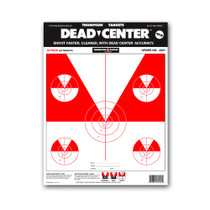 Dead Center Paper Open Sight & Iron Sight Skirmish Bullseye Targets by Thompson