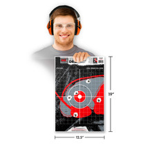 HALO Life-Size Deer Vital Organs Reactive Splatter Shooting Targets by Thompson Size Info