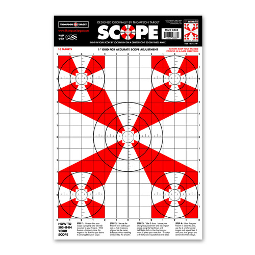 Thompson Target Rifle Scope Sight In Shooting Target - Thumbnail 2