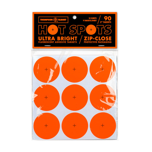 Hot Spots 2" Ultra Bright Adhesive Peel & Stick Target 9/Sheet Hot Spots 2" Ultra Bright Adhesive Peel & Stick Target 9/Sheet