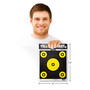 Yellow Jacket 9"x12" Paper Bullseye Gun Shooting Targets by Thompson Size Info