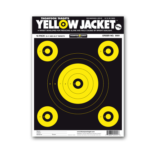 Yellow Jacket 9"x12" Paper Gun Range Shooting Targets