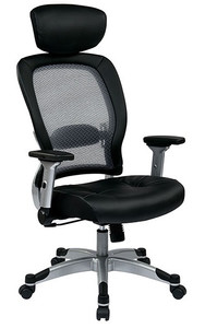 Professional Light Back Chair with Eco Leather Seat and Headrest Professional Light Back Chair with Eco Leather Seat and Headrest
