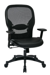 Professional Breathable Mesh Back Managers Chair with Eco Leather Seat Professional Breathable Mesh Back Managers Chair with Eco Leather Seat