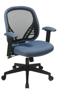 Blue Mist Mesh Seat Managers Chair Blue Mist Mesh Seat Managers Chair