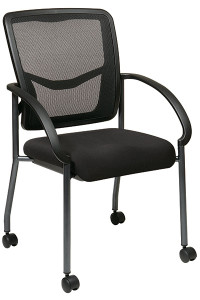 Modern Black Mesh Stack Chair Modern Black Mesh Stack Chair
