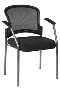 Modern Stack Chair with Breathable Back Modern Stack Chair with Breathable Back