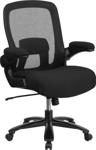 Big & Tall Office Chair | Black Mesh Executive Swivel Office Chair with Lumbar and Back Support and Wheels Big & Tall Office Chair | Black Mesh Executive Swivel Office Chair with Lumbar and Back Support and Wheels