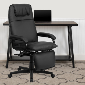 High Back Black LeatherSoft Executive Reclining Ergonomic Swivel Office Chair with Arms High Back Black LeatherSoft Executive Reclining Ergonomic Swivel Office Chair with Arms