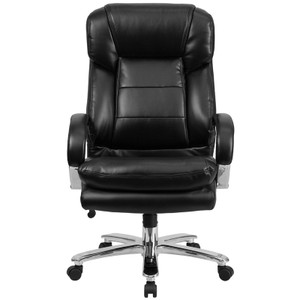Big & Tall Office Chair | Black LeatherSoft Swivel Executive Desk Chair with Wheels Big & Tall Office Chair | Black LeatherSoft Swivel Executive Desk Chair with Wheels