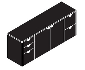 Jade Combination Storage Credenza Jade Combination Storage Credenza