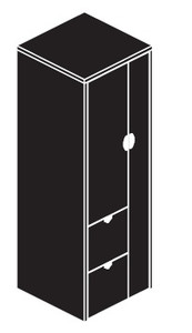 Jade Vertical Wardrobe Storage Cabinet Jade Vertical Wardrobe Storage Cabinet