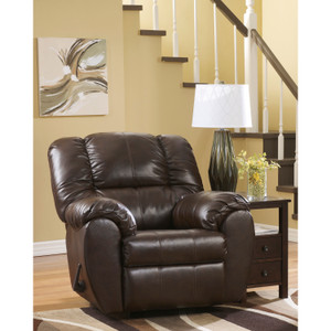 Signature Design by Ashley Dylan Faux Leather Rocker Recliner in Espresso Faux Leather Signature Design by Ashley Dylan Faux Leather Rocker Recliner in Espresso Faux Leather