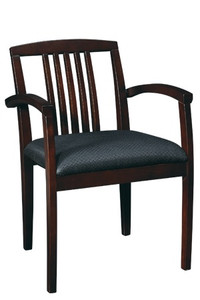Napa Espresso Wood Latter Back Guest Chair Napa Espresso Wood Latter Back Guest Chair