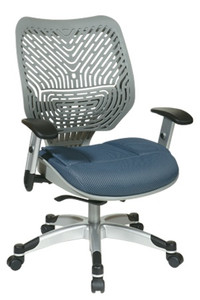 Fog Back with Blue Mist Mesh Chair Fog Back with Blue Mist Mesh Chair