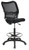 Deluxe Dark Back Drafting Chair with Black Mesh Seat Deluxe Dark Back Drafting Chair with Black Mesh Seat
