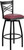 HERCULES Series Black ''X'' Back Swivel Metal Barstool - Burgundy Vinyl Seat HERCULES Series Black ''X'' Back Swivel Metal Barstool - Burgundy Vinyl Seat