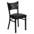 HERCULES Series Black Coffee Back Metal Restaurant Chair - Black Vinyl Seat HERCULES Series Black Coffee Back Metal Restaurant Chair - Black Vinyl Seat