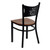 HERCULES Series Black Coffee Back Metal Restaurant Chair - Cherry Wood Seat HERCULES Series Black Coffee Back Metal Restaurant Chair - Cherry Wood Seat