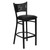HERCULES Series Black Coffee Back Metal Restaurant Barstool - Black Vinyl Seat HERCULES Series Black Coffee Back Metal Restaurant Barstool - Black Vinyl Seat