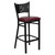 HERCULES Series Black Coffee Back Metal Restaurant Barstool - Burgundy Vinyl Seat HERCULES Series Black Coffee Back Metal Restaurant Barstool - Burgundy Vinyl Seat