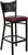 HERCULES Series Black Coffee Back Metal Restaurant Barstool - Burgundy Vinyl Seat HERCULES Series Black Coffee Back Metal Restaurant Barstool - Burgundy Vinyl Seat