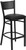 HERCULES Series Black Grid Back Metal Restaurant Barstool - Black Vinyl Seat HERCULES Series Black Grid Back Metal Restaurant Barstool - Black Vinyl Seat