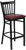 HERCULES Series Black Vertical Back Metal Restaurant Barstool - Burgundy Vinyl Seat HERCULES Series Black Vertical Back Metal Restaurant Barstool - Burgundy Vinyl Seat
