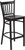 HERCULES Series Black Vertical Back Metal Restaurant Barstool - Mahogany Wood Seat HERCULES Series Black Vertical Back Metal Restaurant Barstool - Mahogany Wood Seat