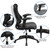 High Back Designer Black Mesh Executive Swivel Ergonomic Office Chair with LeatherSoft Seat and Adjustable Arms High Back Designer Black Mesh Executive Swivel Ergonomic Office Chair with LeatherSoft Seat and Adjustable Arms