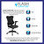 High Back Designer Black Mesh Executive Swivel Ergonomic Office Chair with LeatherSoft Seat and Adjustable Arms High Back Designer Black Mesh Executive Swivel Ergonomic Office Chair with LeatherSoft Seat and Adjustable Arms