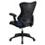 High Back Designer Blue Mesh Executive Swivel Ergonomic Office Chair with Adjustable Arms High Back Designer Blue Mesh Executive Swivel Ergonomic Office Chair with Adjustable Arms