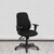 Mid-Back Black Fabric Multifunction Swivel Ergonomic Task Office Chair with Adjustable Arms Mid-Back Black Fabric Multifunction Swivel Ergonomic Task Office Chair with Adjustable Arms