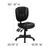 Mid-Back Black LeatherSoft Multifunction Swivel Ergonomic Task Office Chair with Pillow Top Cushioning Mid-Back Black LeatherSoft Multifunction Swivel Ergonomic Task Office Chair with Pillow Top Cushioning