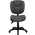 Mid-Back Gray Fabric Multifunction Swivel Ergonomic Task Office Chair with Pillow Top Cushioning Mid-Back Gray Fabric Multifunction Swivel Ergonomic Task Office Chair with Pillow Top Cushioning
