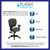 Mid-Back Gray Fabric Multifunction Swivel Ergonomic Task Office Chair with Pillow Top Cushioning and Arms Mid-Back Gray Fabric Multifunction Swivel Ergonomic Task Office Chair with Pillow Top Cushioning and Arms