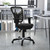 Mid-Back Black Mesh Multifunction Executive Swivel Ergonomic Office Chair with Adjustable Arms Mid-Back Black Mesh Multifunction Executive Swivel Ergonomic Office Chair with Adjustable Arms