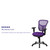 Mid-Back Purple Mesh Multifunction Executive Swivel Ergonomic Office Chair with Adjustable Arms Mid-Back Purple Mesh Multifunction Executive Swivel Ergonomic Office Chair with Adjustable Arms