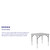 2.79-Foot Square Height Adjustable Granite White Plastic Folding Table 2.79-Foot Square Height Adjustable Granite White Plastic Folding Table