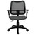 Mid-Back Gray Mesh Swivel Task Office Chair with Adjustable Arms Mid-Back Gray Mesh Swivel Task Office Chair with Adjustable Arms