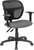Mid-Back Gray Mesh Swivel Task Office Chair with Back Height Adjustment and Adjustable Arms Mid-Back Gray Mesh Swivel Task Office Chair with Back Height Adjustment and Adjustable Arms