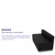 HERCULES Alon Series Black LeatherSoft Loveseat with Brushed Stainless Steel Base HERCULES Alon Series Black LeatherSoft Loveseat with Brushed Stainless Steel Base