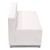 HERCULES Alon Series Melrose White LeatherSoft Loveseat with Brushed Stainless Steel Base HERCULES Alon Series Melrose White LeatherSoft Loveseat with Brushed Stainless Steel Base