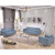 HERCULES Lacey Series Contemporary Gray LeatherSoft Loveseat with Stainless Steel Frame HERCULES Lacey Series Contemporary Gray LeatherSoft Loveseat with Stainless Steel Frame
