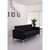 HERCULES Lacey Series Contemporary Black LeatherSoft Sofa with Stainless Steel Frame HERCULES Lacey Series Contemporary Black LeatherSoft Sofa with Stainless Steel Frame