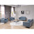 HERCULES Lesley Series Contemporary Gray LeatherSoft Loveseat with Encasing Frame HERCULES Lesley Series Contemporary Gray LeatherSoft Loveseat with Encasing Frame