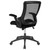 Mid-Back Black Mesh Executive Swivel Office Chair with Molded Foam Seat and Adjustable Arms Mid-Back Black Mesh Executive Swivel Office Chair with Molded Foam Seat and Adjustable Arms