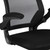 Black Mesh Sled Base Side Reception Chair with Flip-Up Arms Black Mesh Sled Base Side Reception Chair with Flip-Up Arms